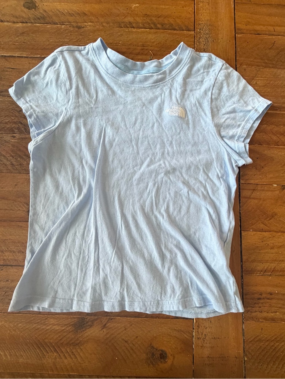 The North Face Pale Blue Short Sleeve Tee